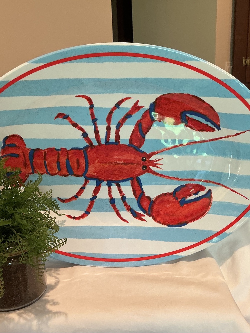 Lobster Indoor/Outdoor Melamine Serving Platter